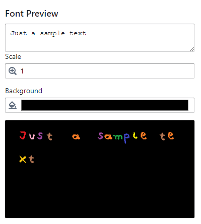 Kerning Preview